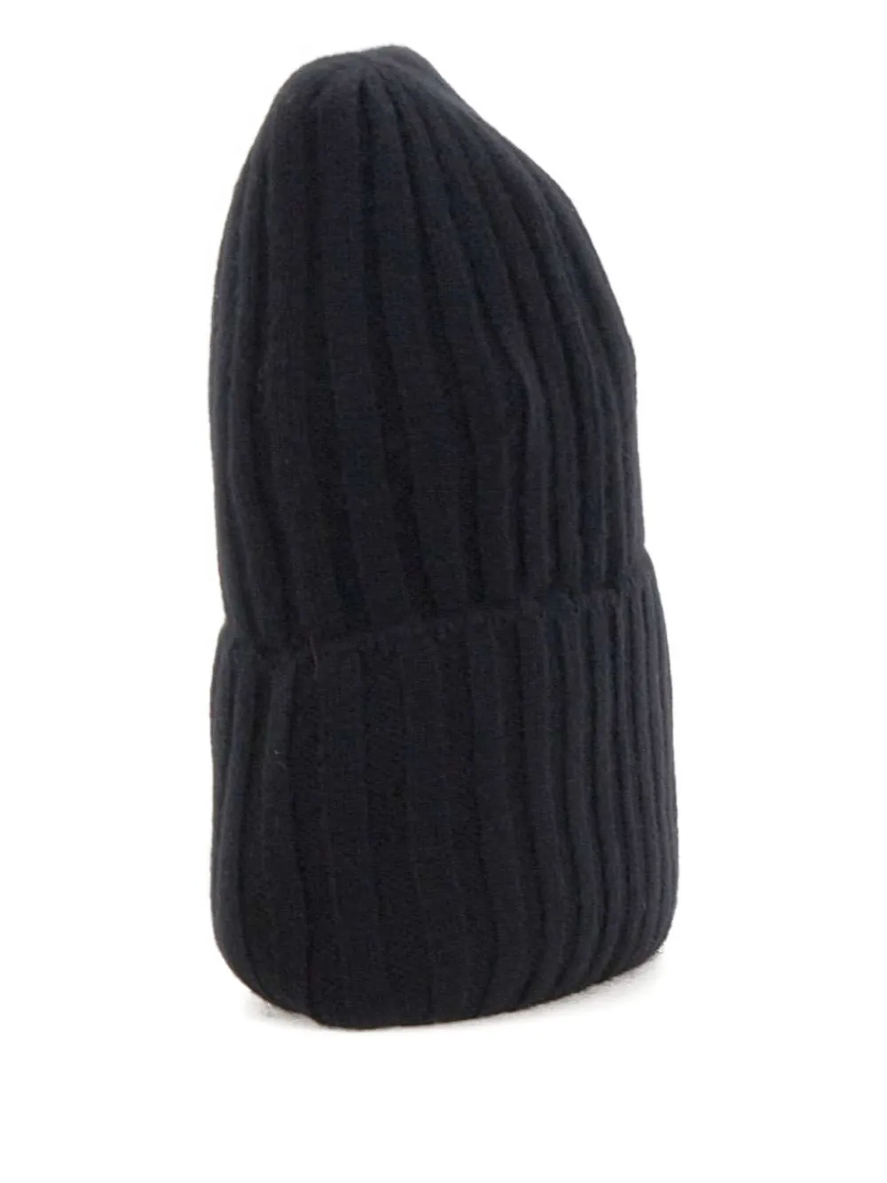 Not Shy Dora ribbed beanie hat - Zwart