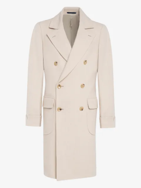 FRANZESE COLLECTION double-breasted flap-pocket coat