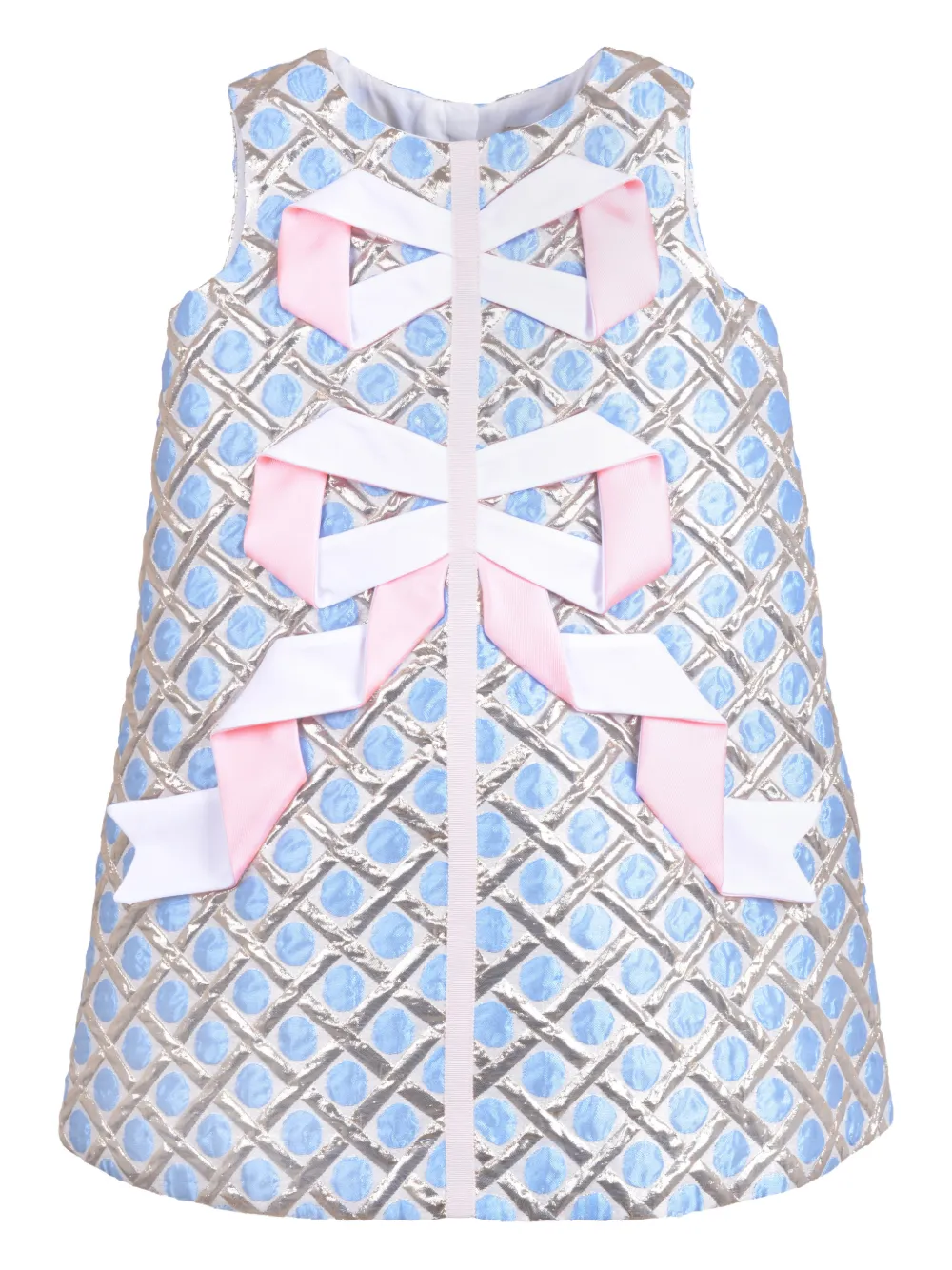Hucklebones London origami-pattern dress - Blu