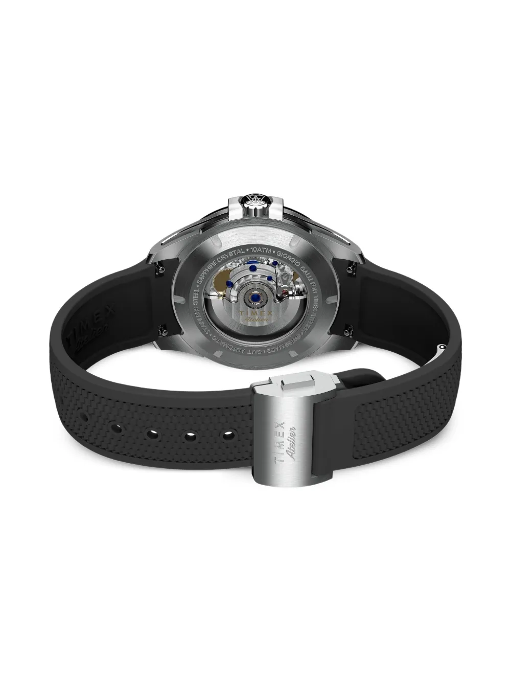  Timex Atelier Gmt24 M1a 40mm Watch - Black 