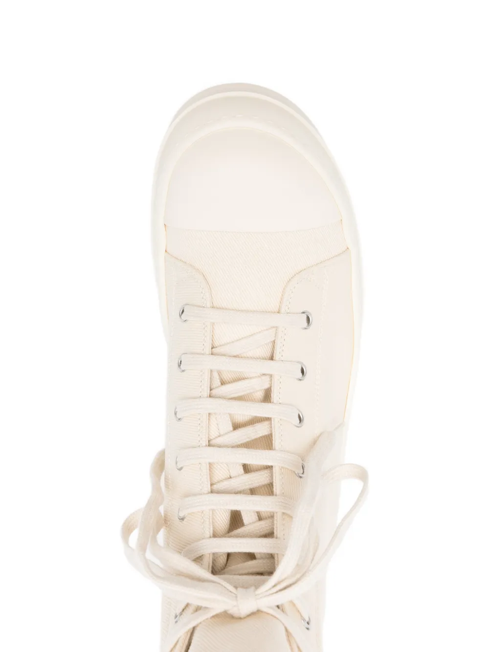 Rick Owens DRKSHDW lace-up sneakers Beige