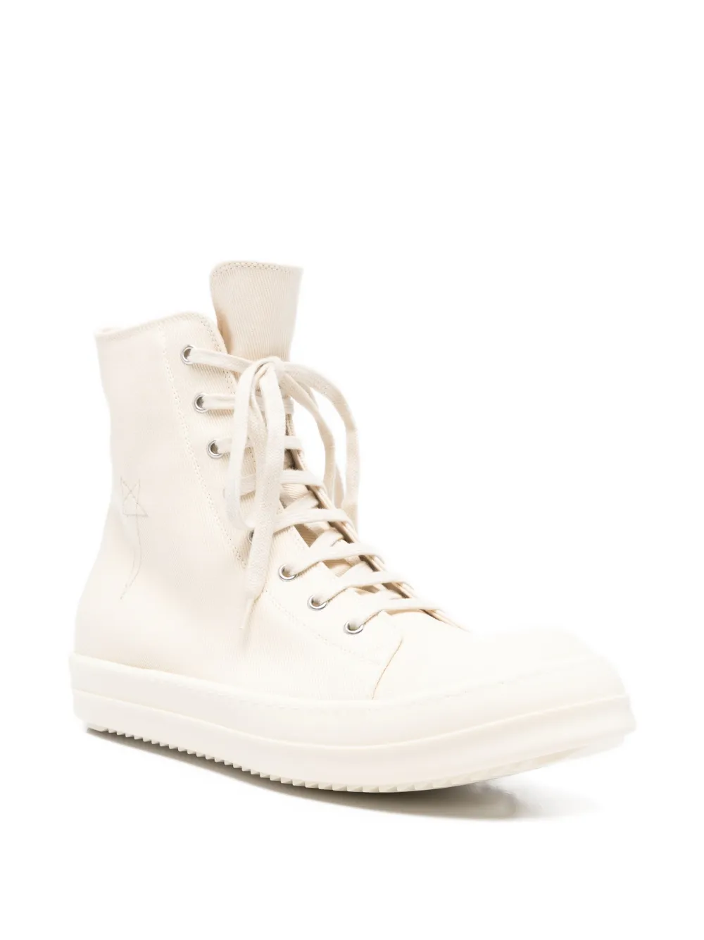 Rick Owens DRKSHDW lace-up sneakers Beige