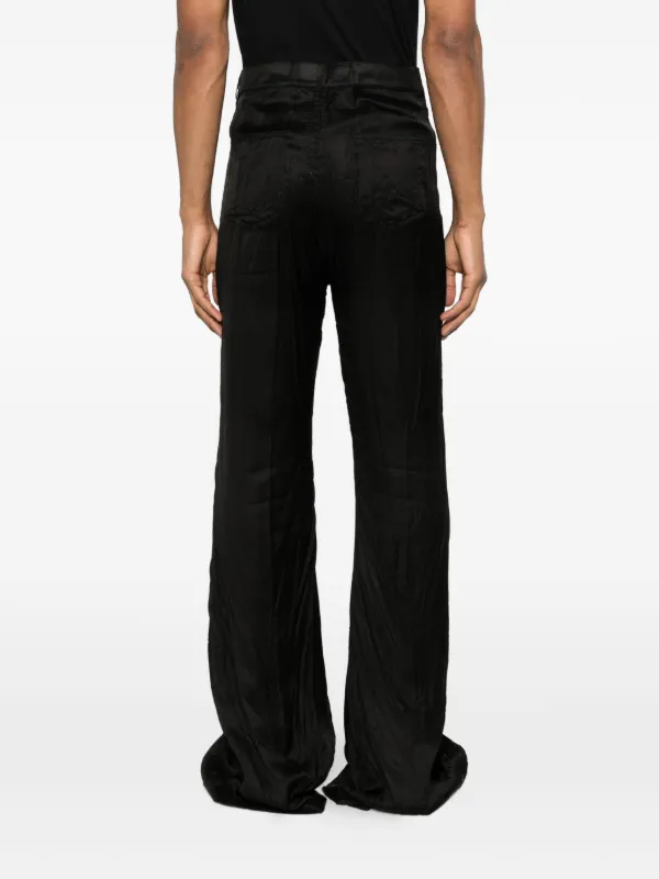 Rick Owens Bolan ブーツカットパンツ | ブラック | FARFETCH JP