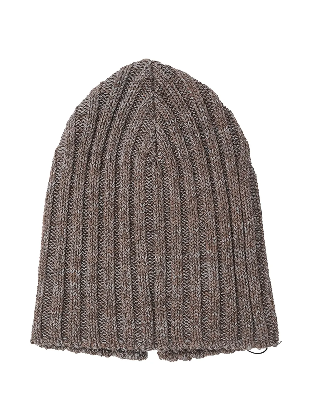 The Viridi-Anne Gerippte Beanie | Grau | Image 1
