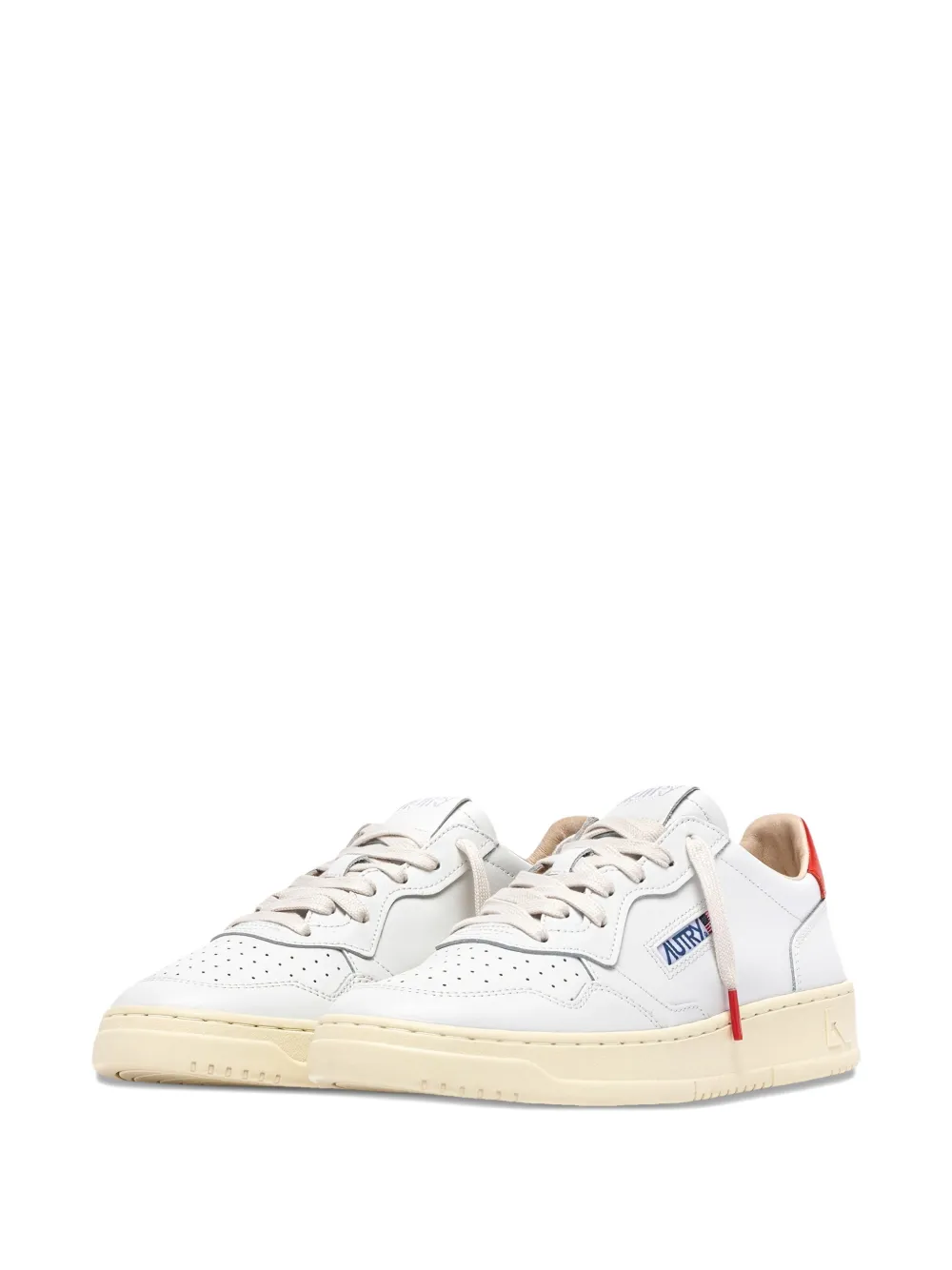 Autry Medalist leren low-top sneakers Wit