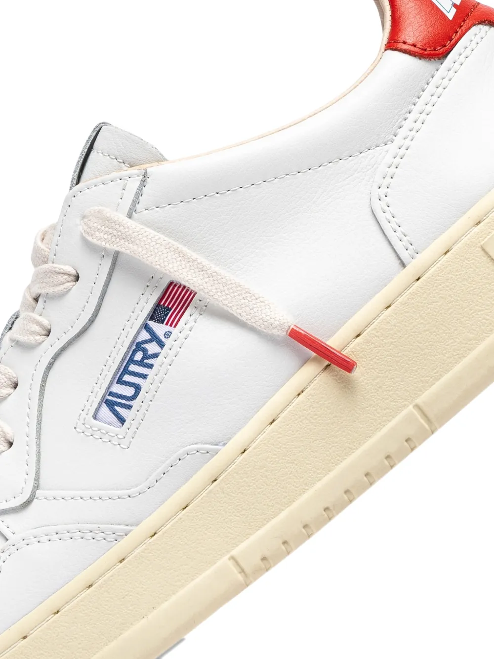 Autry Medalist leren low-top sneakers Wit