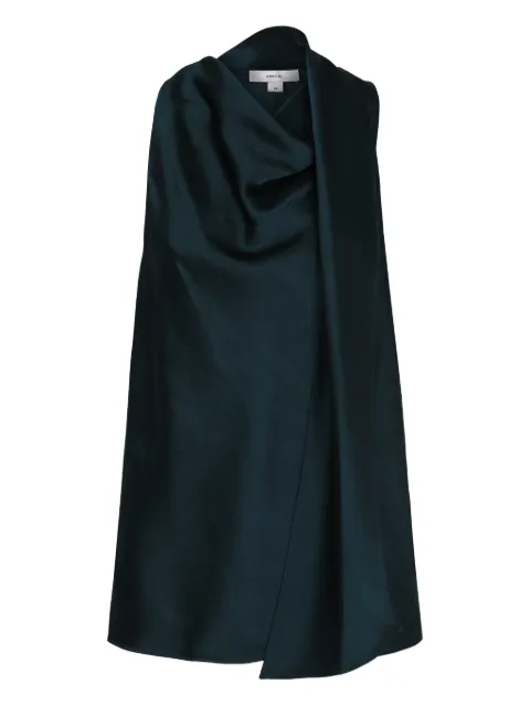 Vince satin-finish top