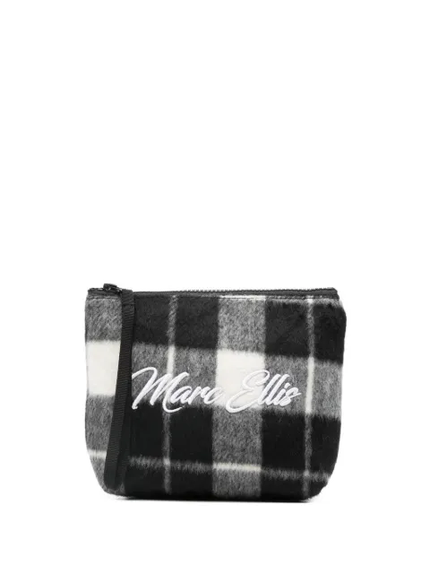 Marc Ellis check clutch bag