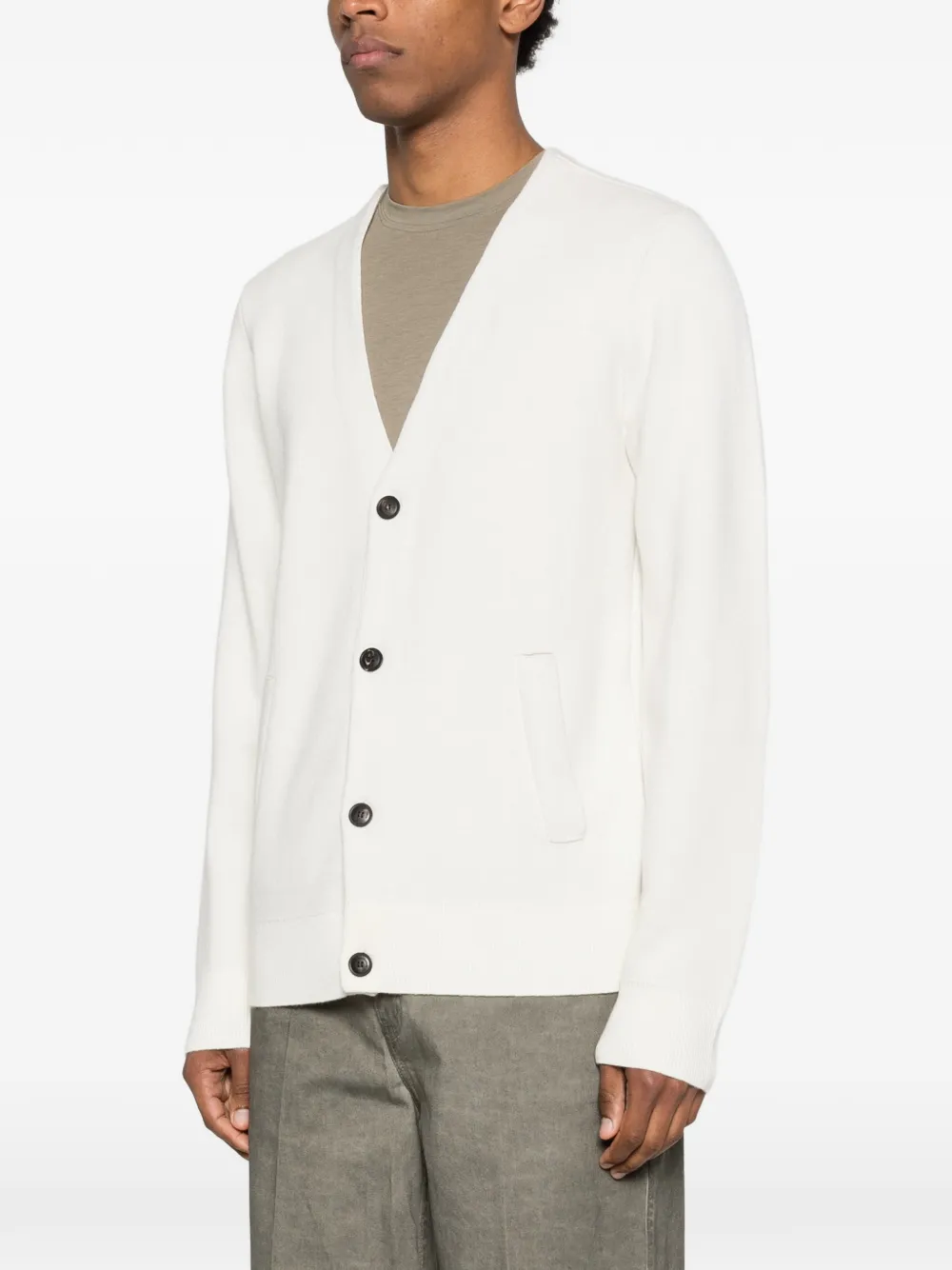 Emporio Armani Vest met V-hals Wit