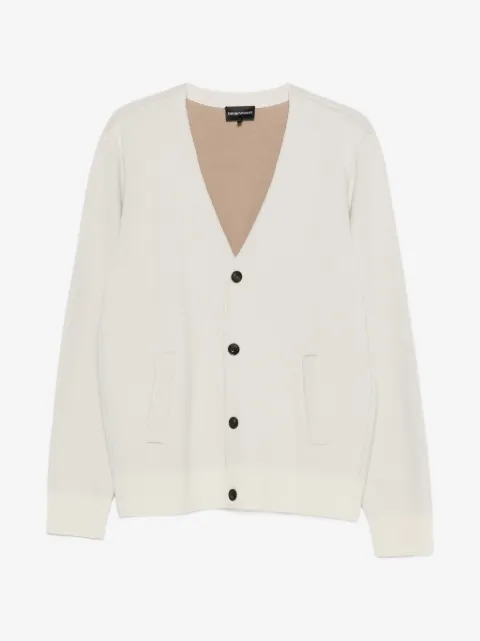 Emporio Armani cárdigan con cuello en V