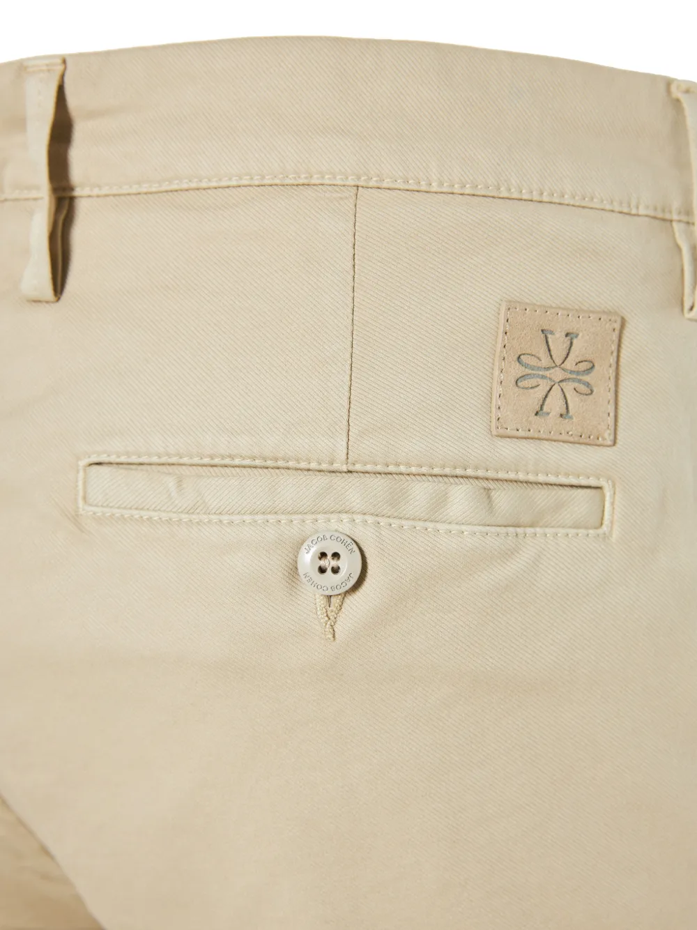Jacob Cohën Broek met logopatch Beige