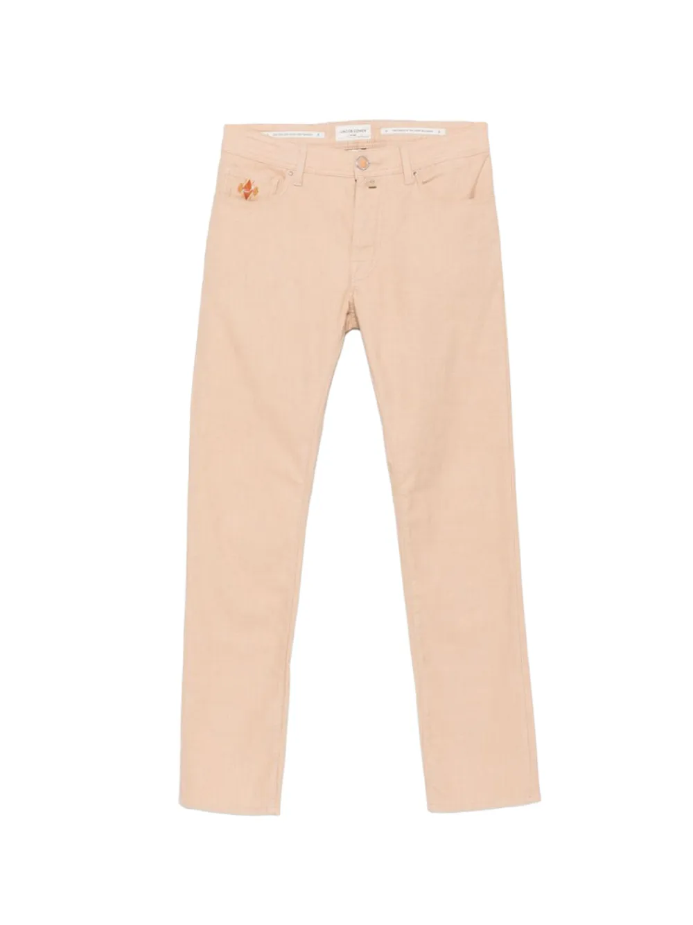Jacob Cohën Bard logo-patch trousers - Toni neutri