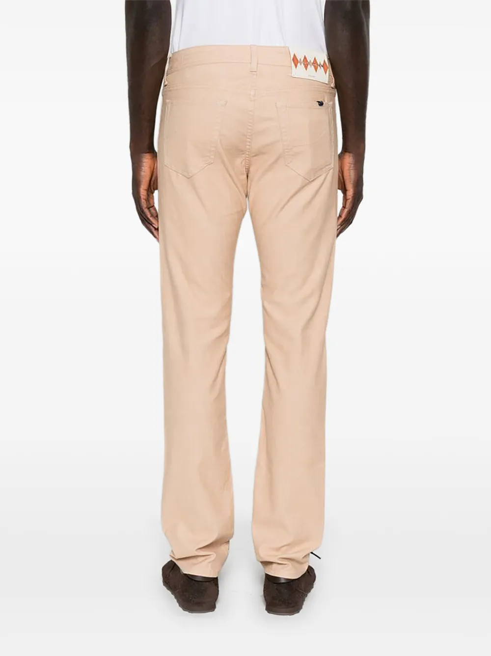 Jacob Cohën Bard broek met logopatch Beige