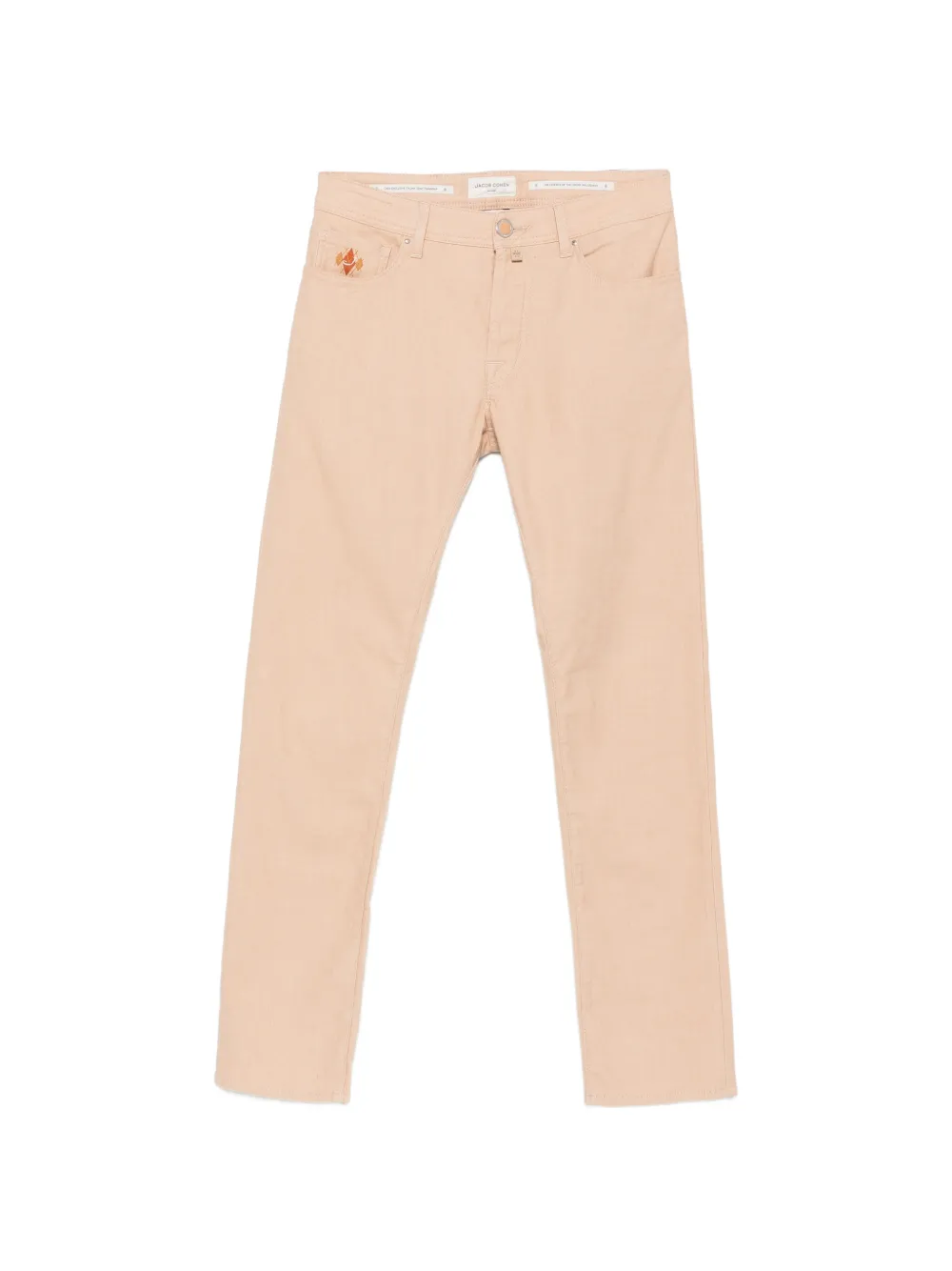 Jacob Cohën Bard broek met logopatch Beige