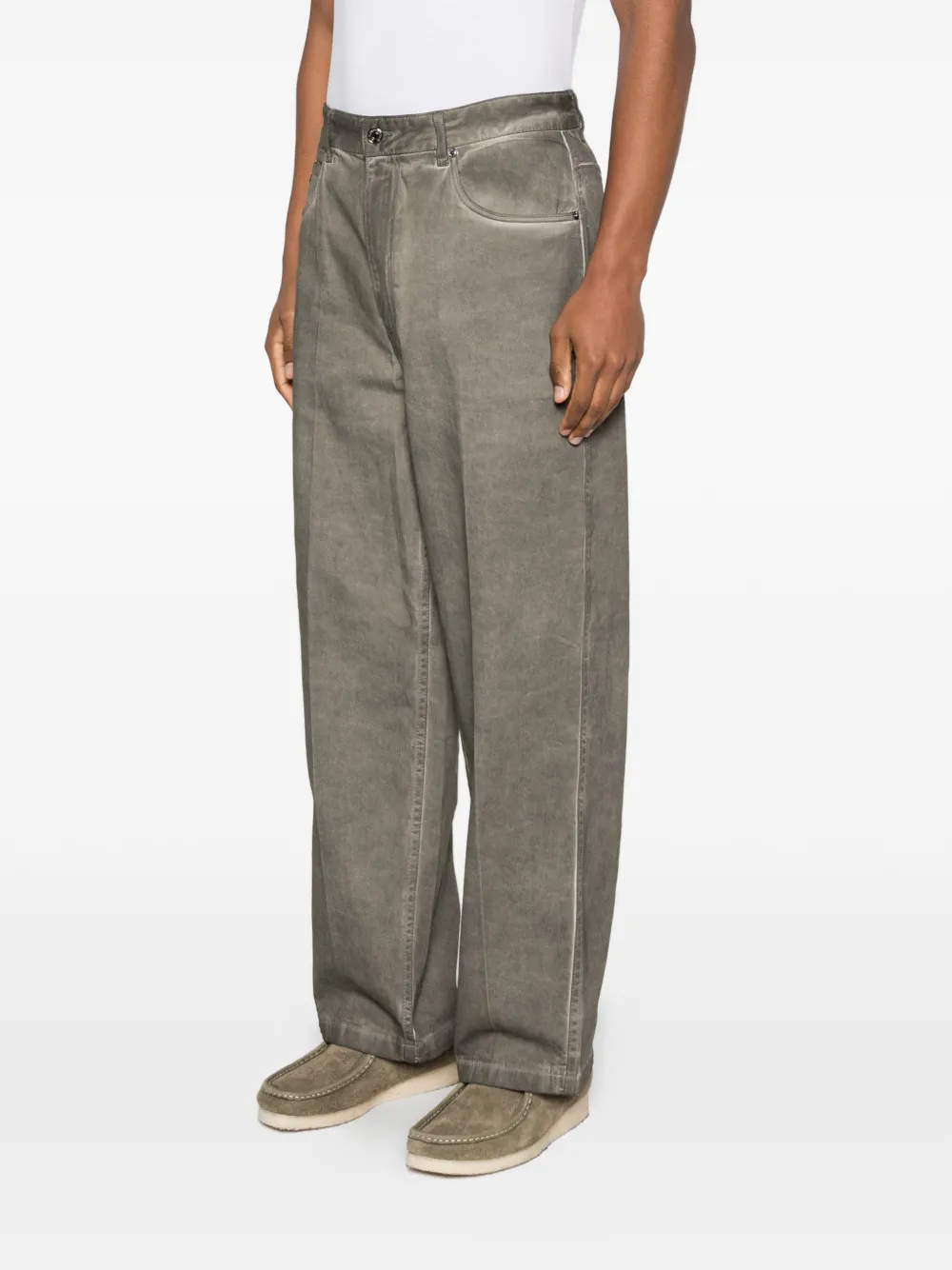 Emporio Armani Jeans met logoplakkaat Grijs