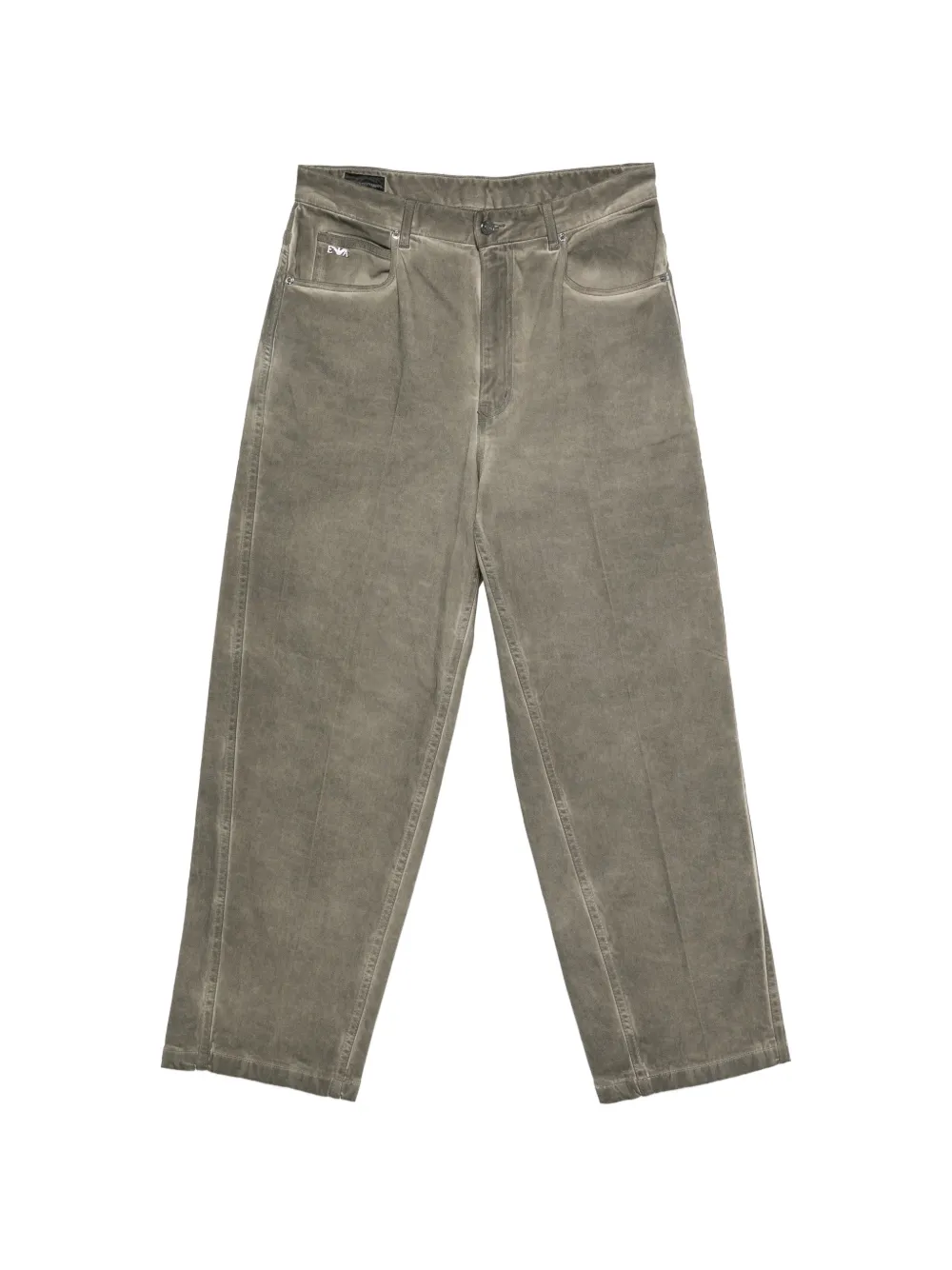 Emporio Armani logo-plaque jeans - Grau