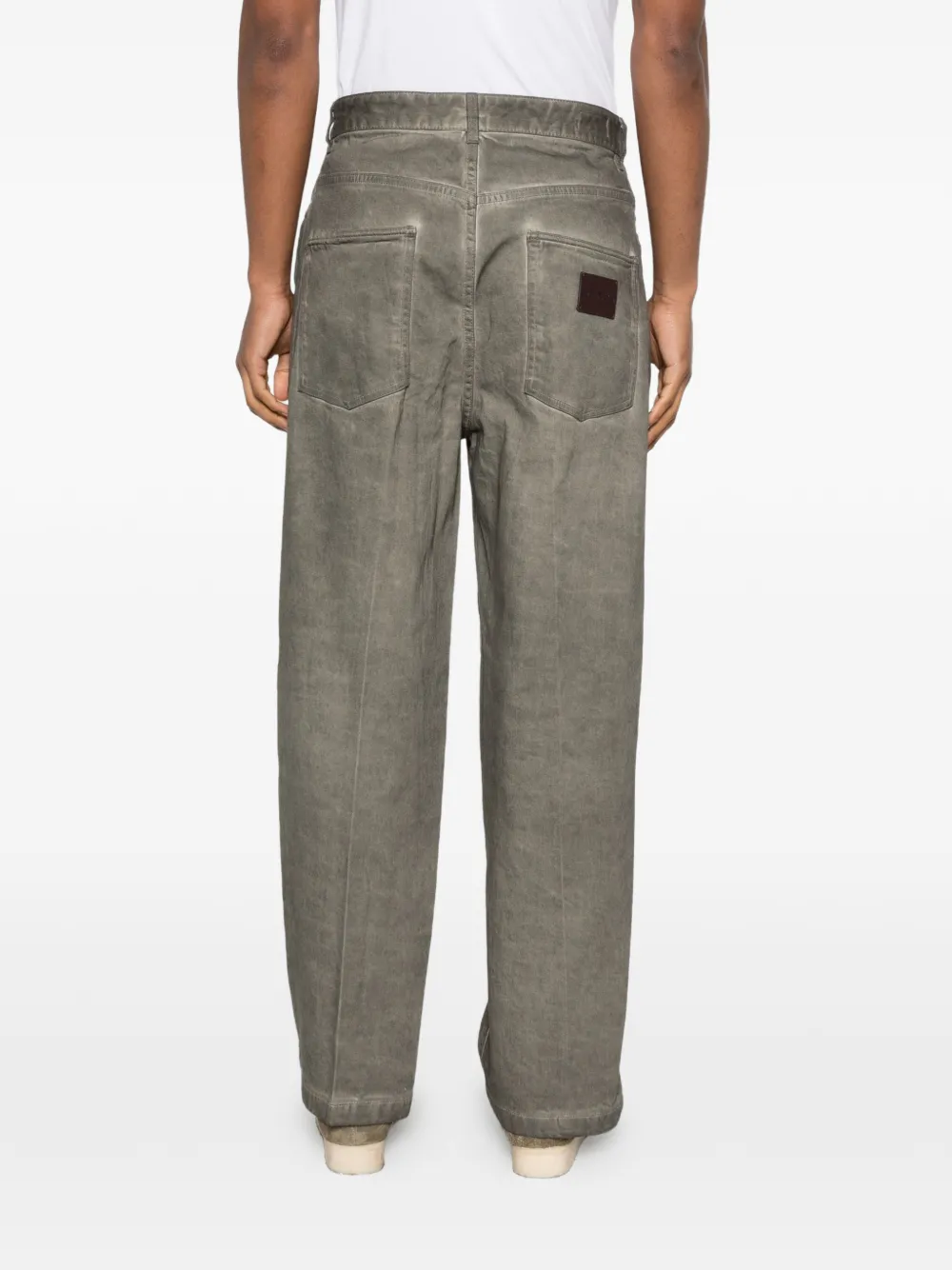Emporio Armani Jeans met logoplakkaat Grijs