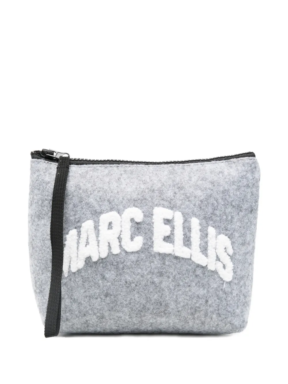 Marc Ellis Buby Cloth zip-closure clutch bag | Grey | Image 1