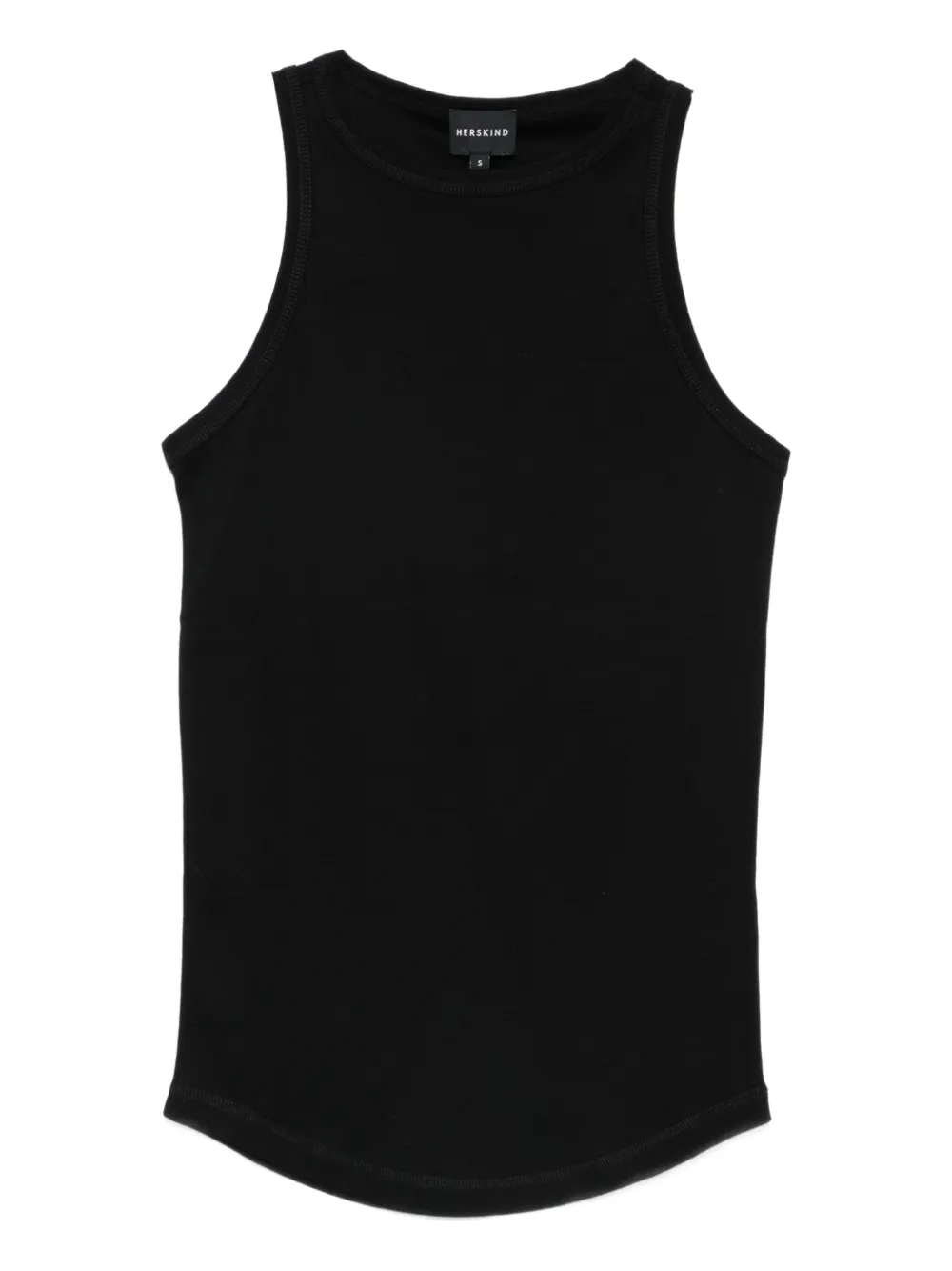 HERSKIND racer-back tank top | Black | Image 1