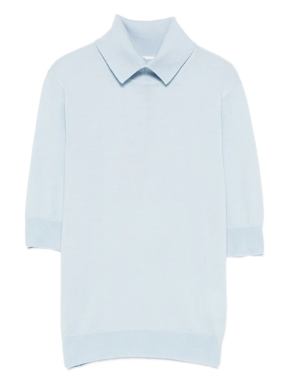 HERSKIND playera tejida con cuello | azul | Image 1