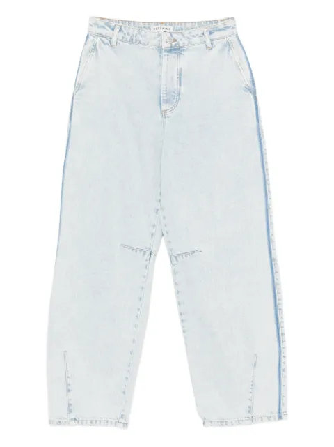 HERSKIND buttoned wide-leg jeans