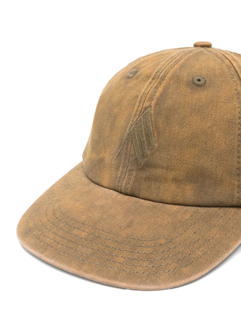  The Attico Logo-embroidered Baseball Cap - Brown 