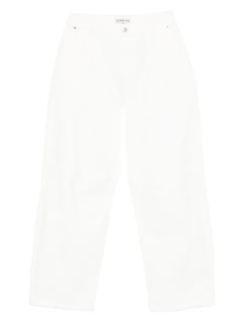 HERSKIND buttoned wide-leg jeans