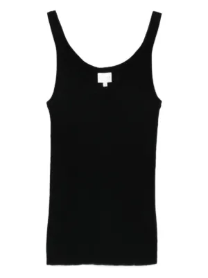 Baserange Heart Tank Top | Black | FARFETCH CA