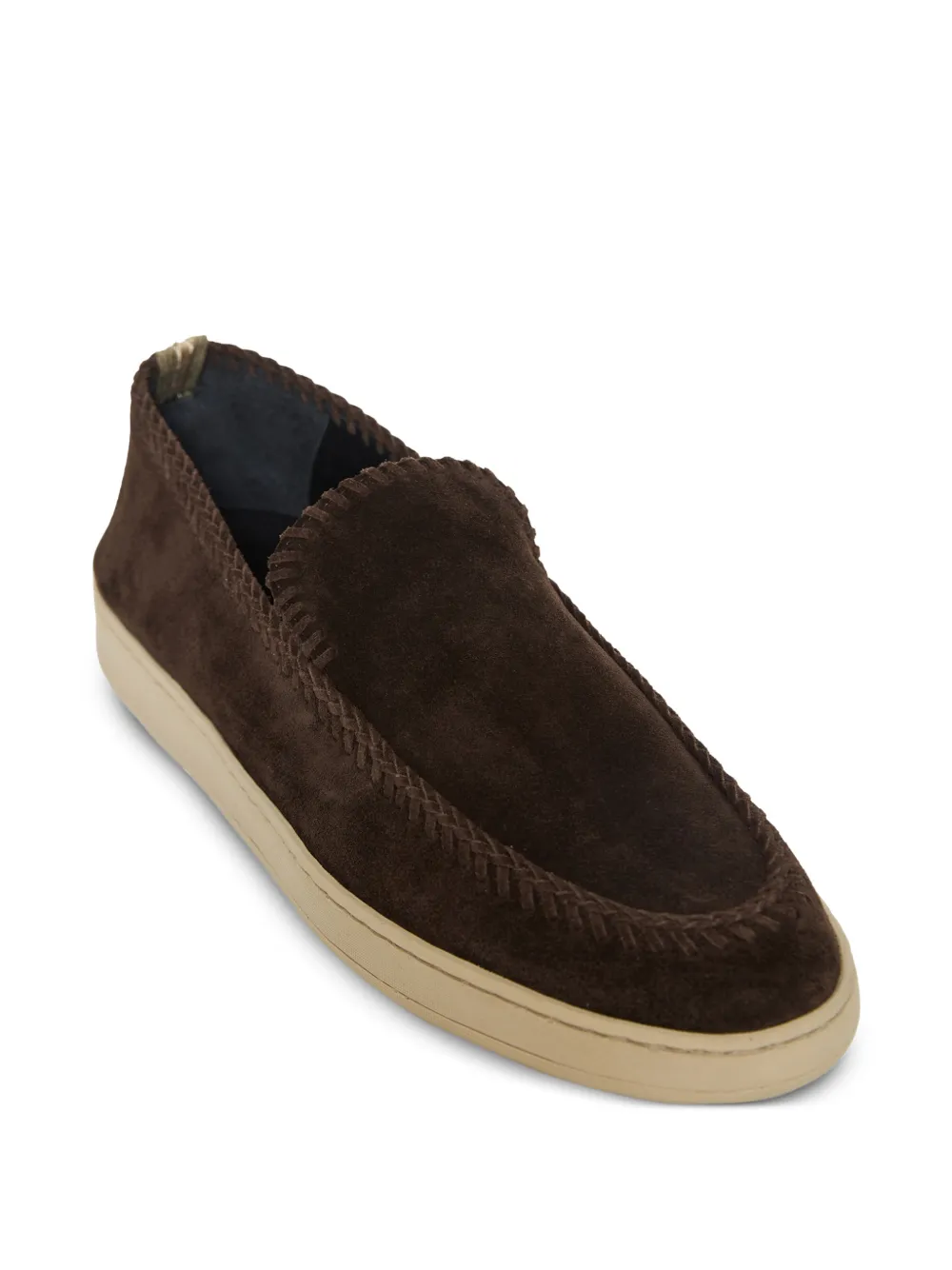 Officine Creative Herb 011 gevlochten loafers Bruin