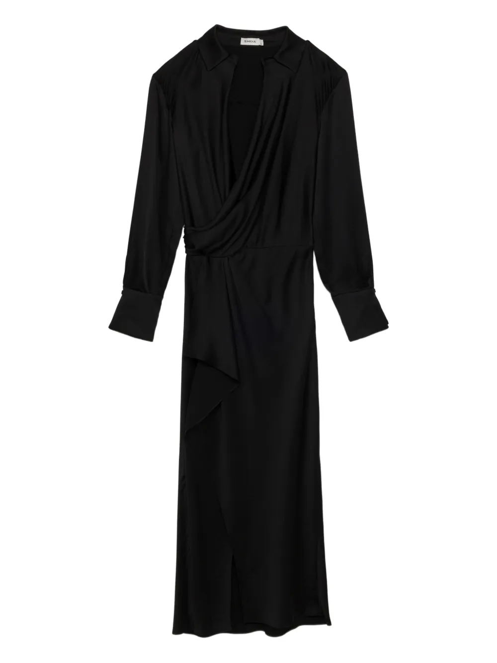 Simkhai vestido midi Signature Talita | negro | Image 1