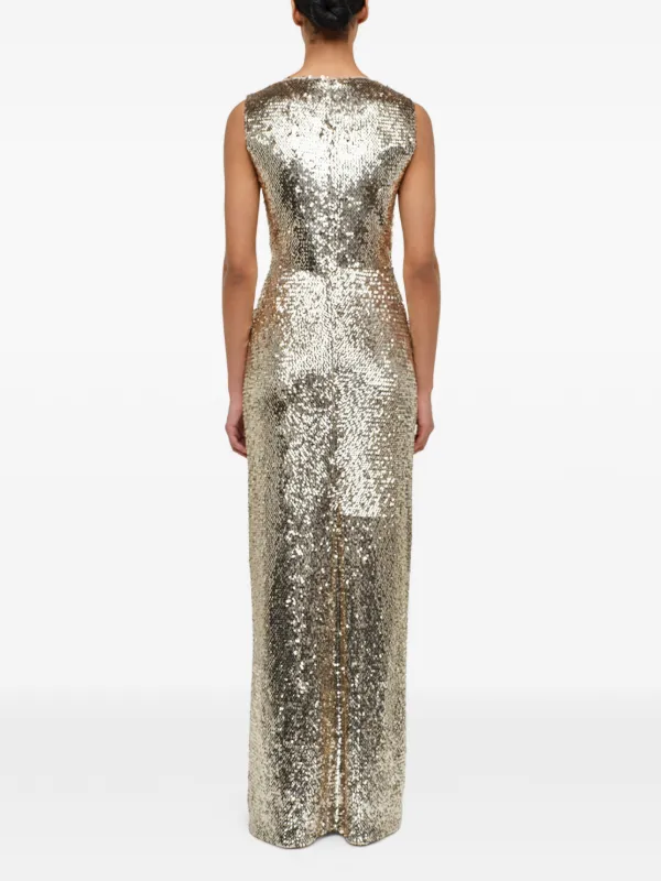 green emerald velvet dress Felicity Maxi Dress