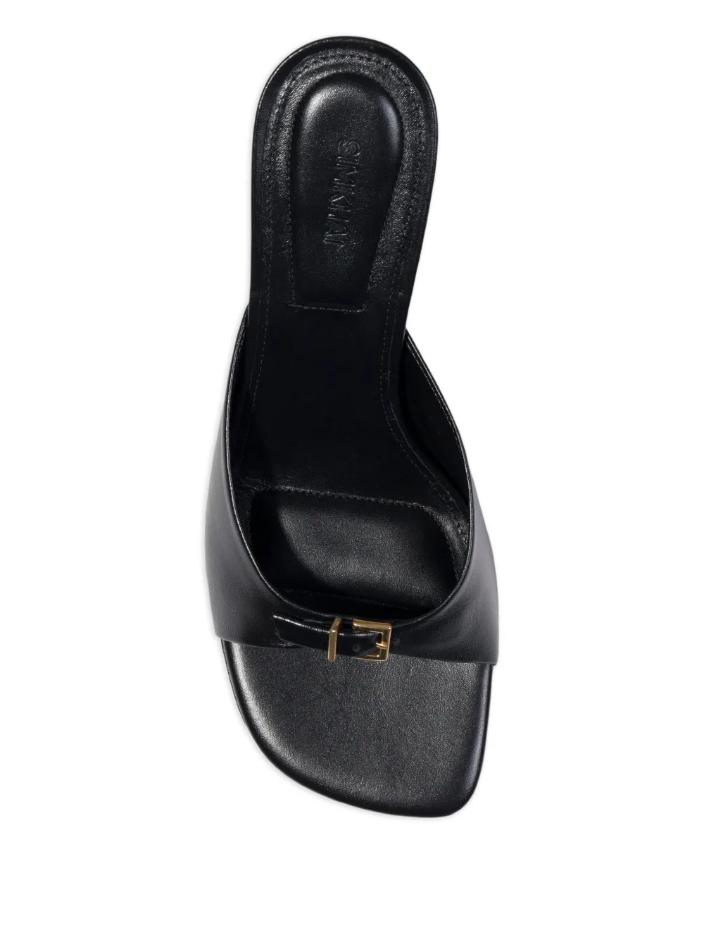  Simkhai 65mm Carey Chain-detail Leather Sandals - Black 