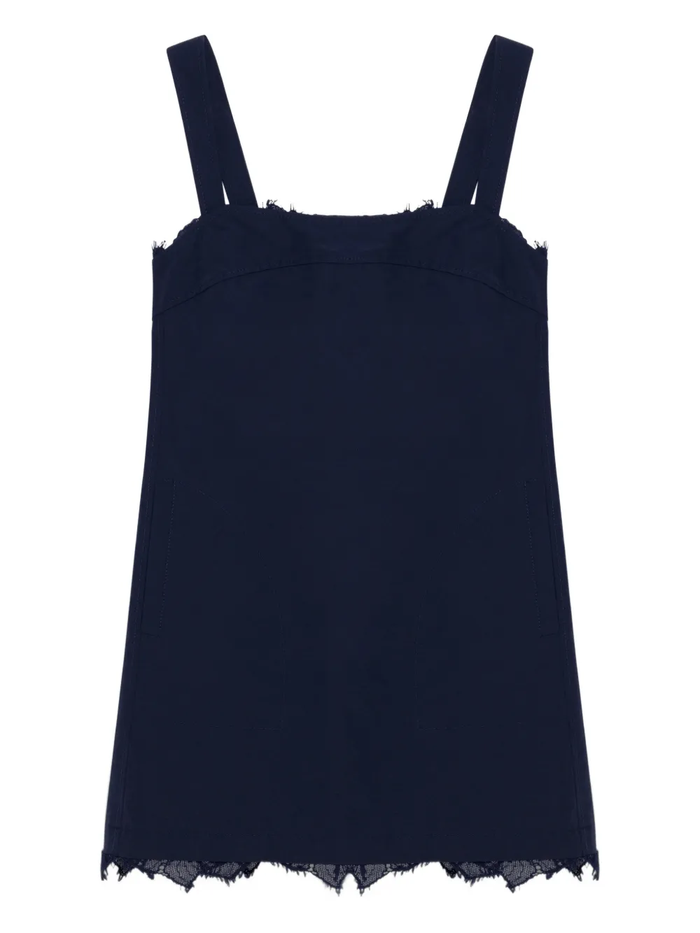 Simkhai Sloan Cotton Lace Mini Dress - Nero