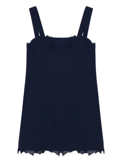 Simkhai Sloan lace-trimmed cotton mini dress