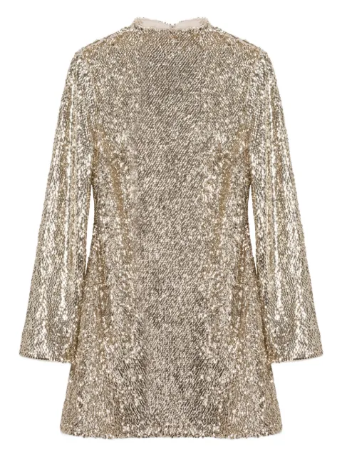 Simkhai Opal sequin long-sleeve mini dress