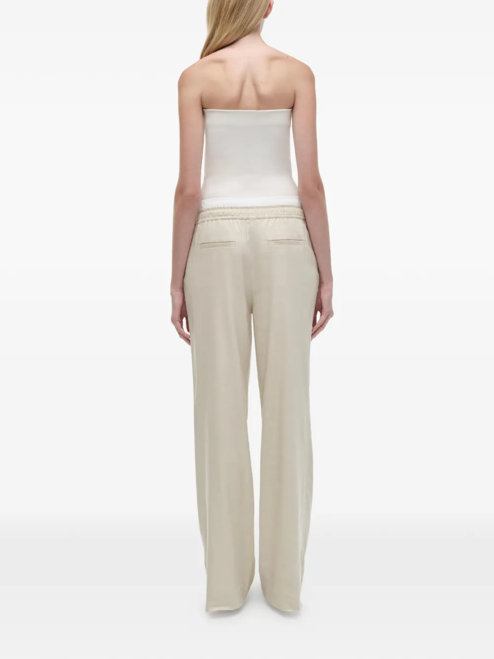 SIMKHAI Bristol popeline broek Beige