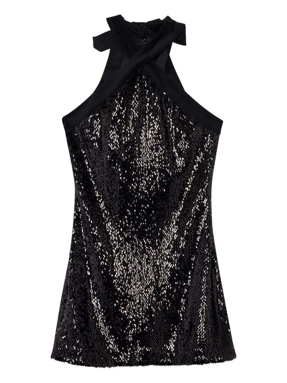Simkhai Isla halterneck mini dress | Black | Image 1