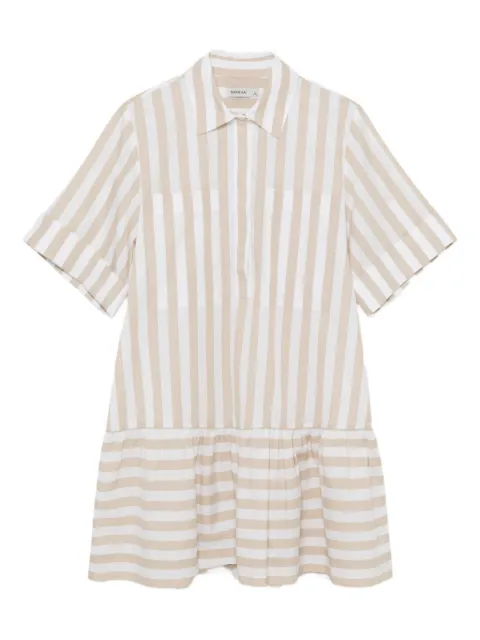 Simkhai Cris striped-pattern mini dress