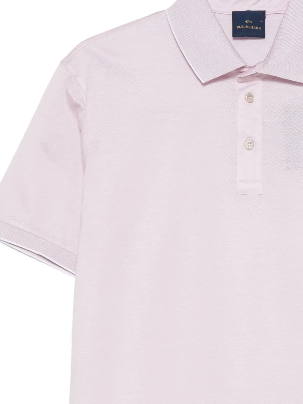 Paul & Shark Poloshirt met contrasterende afwerking Roze