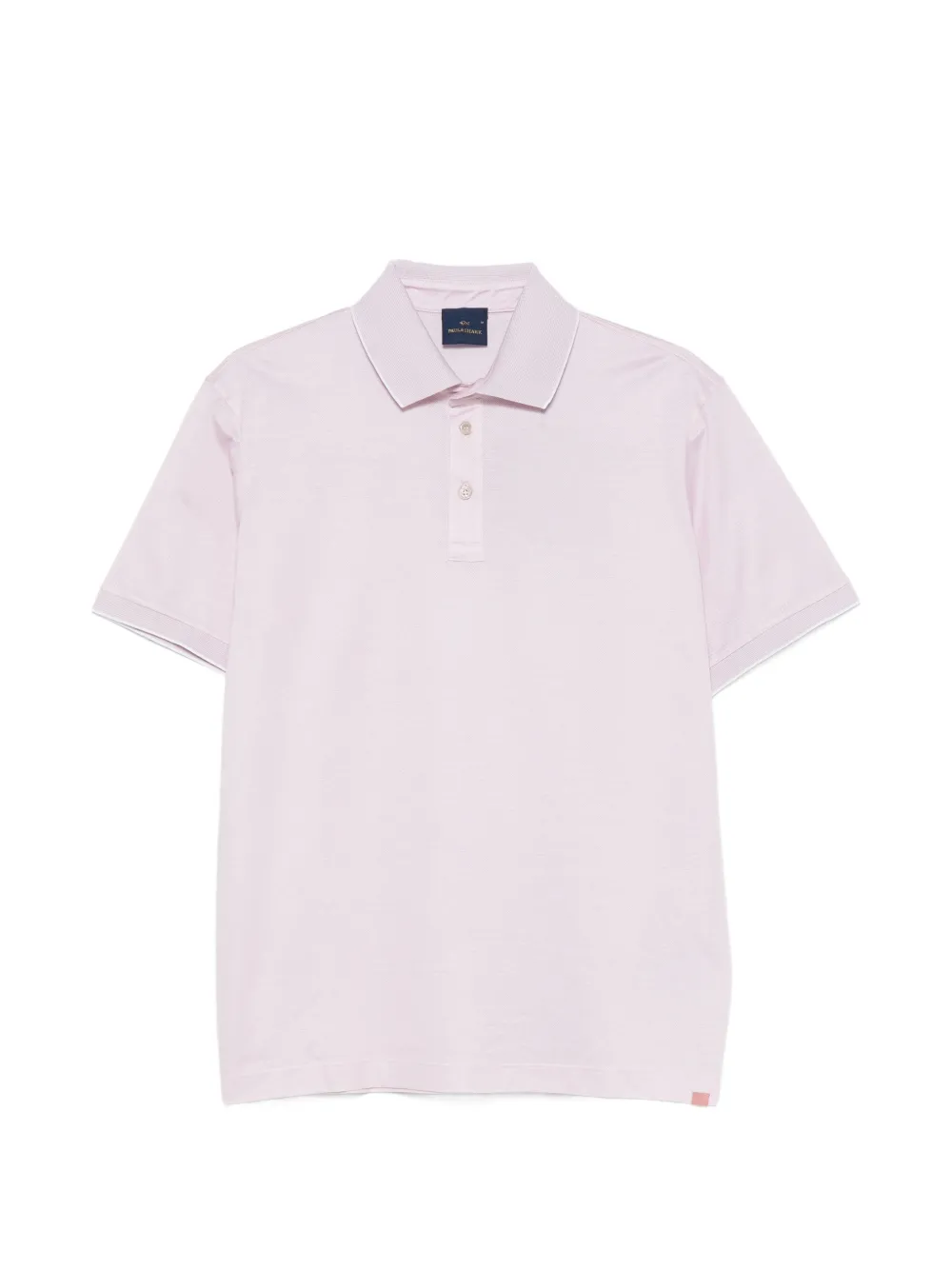 Paul & Shark contrast-trim short-sleeve polo shirt - Rosa