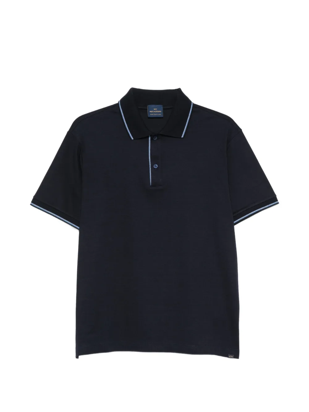 Paul & Shark tipping-detail polo shirt - Blau