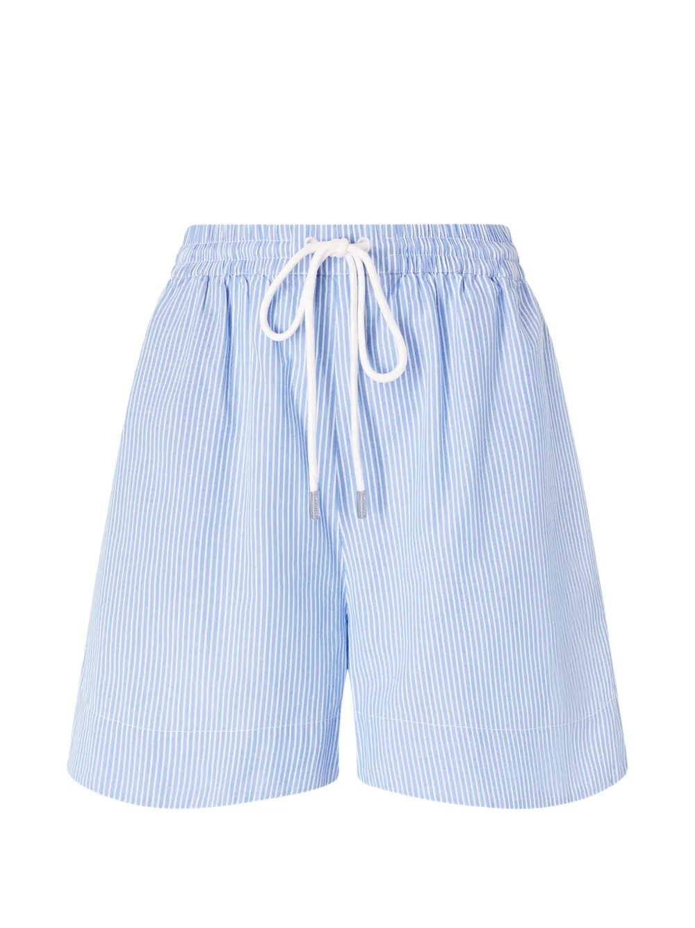 PINKO striped drawstring shorts - Blu