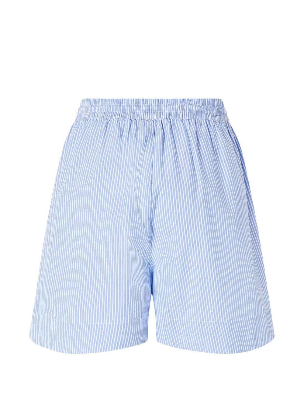  Pinko Striped Drawstring Shorts - Blue 