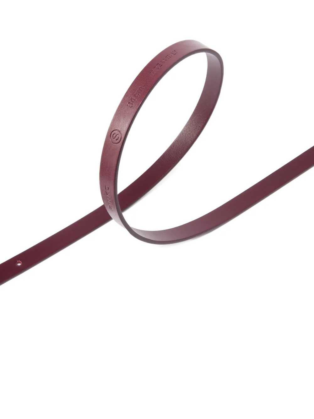 Logo Leather Belt