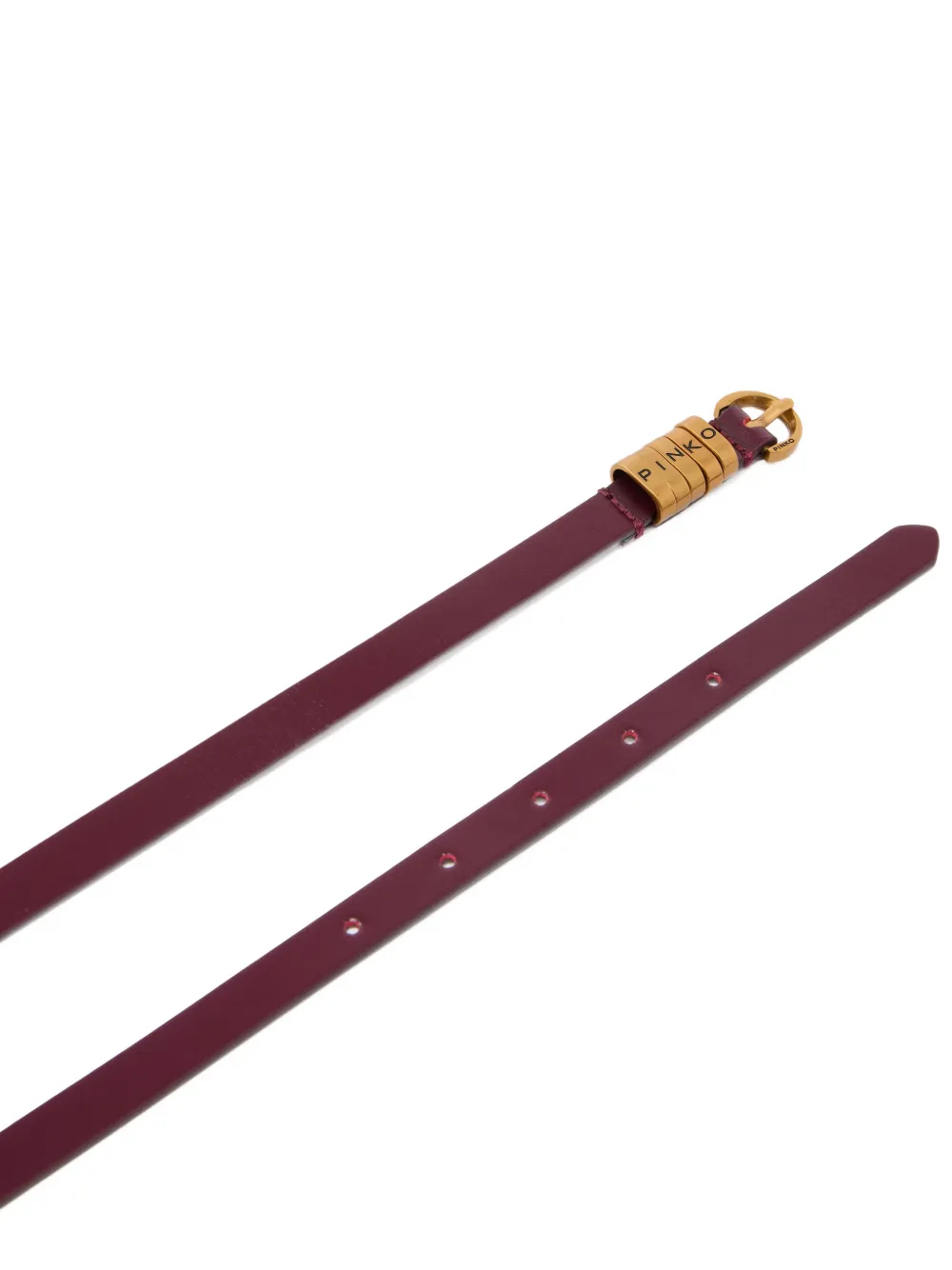 Logo Leather Belt