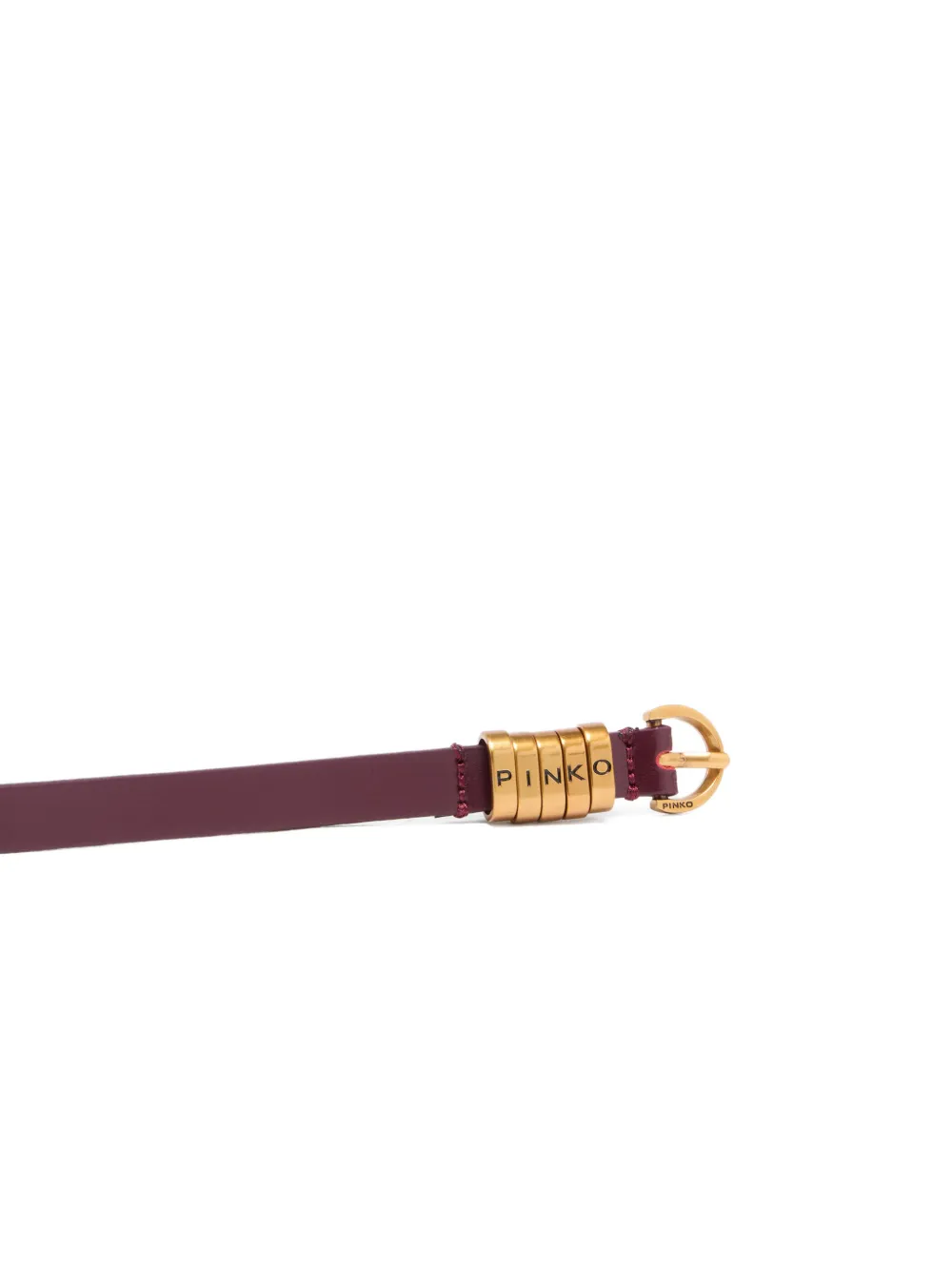 Logo Leather Belt