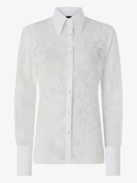 PINKO camisa de encaje