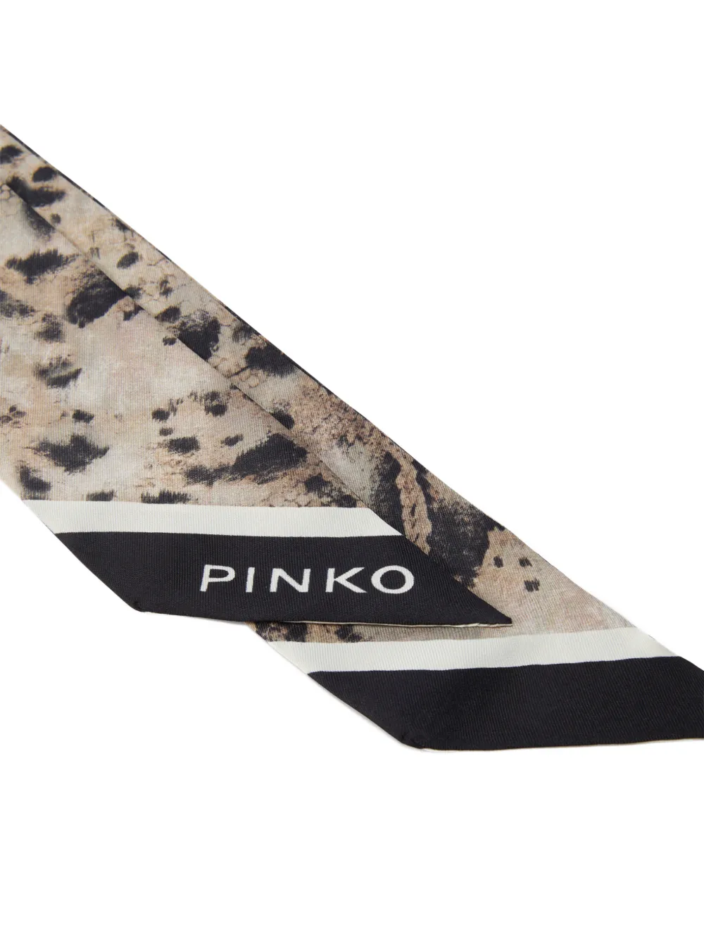 PINKO Sjaal met dierenprint Beige