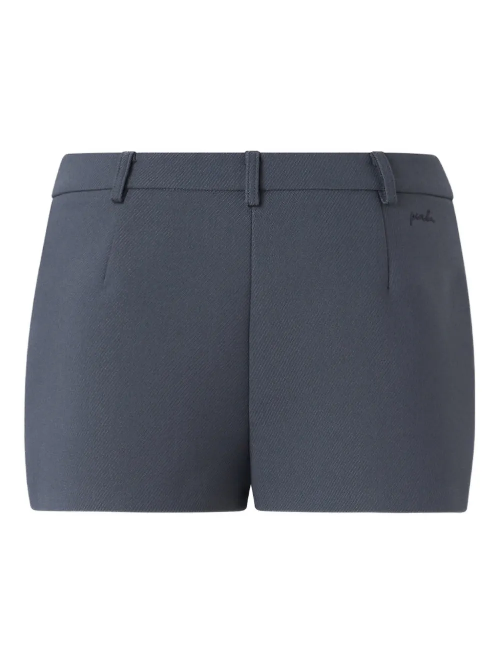 PINKO Shorts met riemlussen - Grijs