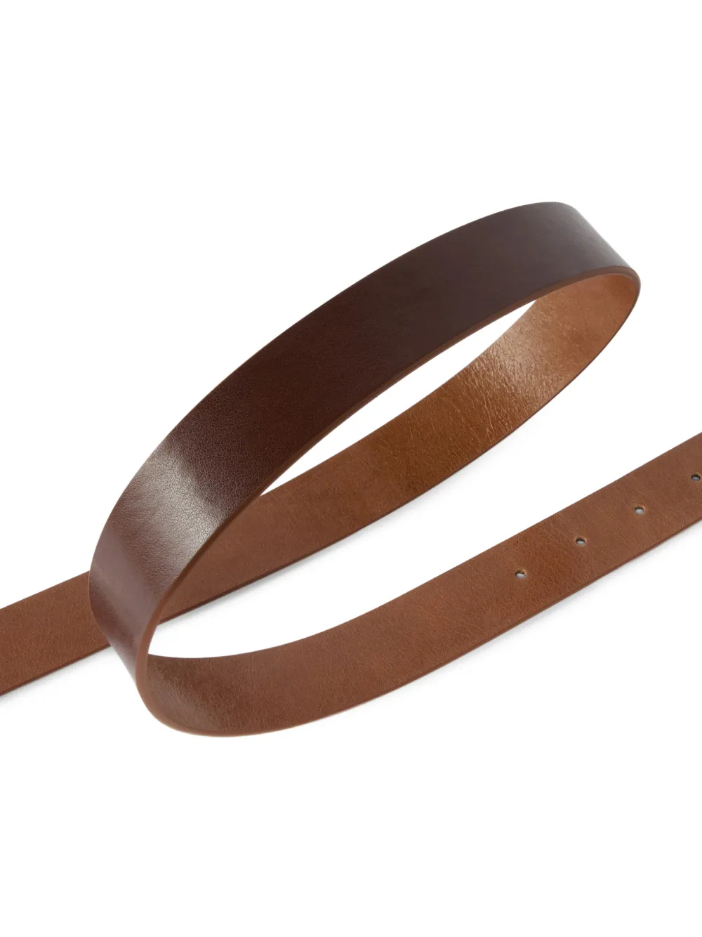 PINKO Leren riem met turquoise stenen (3 cm) Bruin